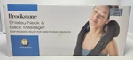 Brookstone Shiatsu Neck & Back Massager New In Box. Fixed Price $59.99.