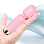 Jtffer Handheld Cordless Massager - 20 Speeds & 8 Modes, Quiet Pink. Fixed Price $14.62.