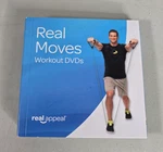 Real Moves Workout Dvd Set Full Body Fitness Program Original Case 6 Disc. Fixed Price $12.98.