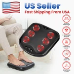 Snailax Foot Massager Machine With Heat Blood Circulation Mat Deep Kneading Feet. Fixed Price $49.99.