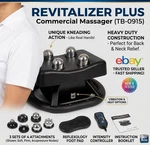 Revitalizer Plus Commercial TB-0915 Therapeutic Massager W/ Attachments. Fixed Price $64.99.