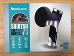 Brookstone Shiatsu Deep Rolling Massager With Storage Case - New Sealed Box. Fixed Price $47.50.