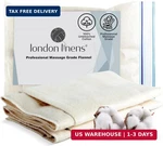 London Linens 2PCS 100% Natural Cotton Flannel Castor Oil Pack Of 2, White. Fixed Price $13.46.