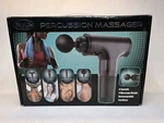 Finelife 6 Speed Rechargeable Percussion Massager With 4 Attachments Cordless. Fixed Price $29.71.