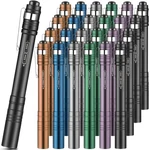 24 Pk Colorful Mini Led Pen Lights W/clips Handy Pocket Torches For Outdoors. Fixed Price $43.27.