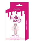 Hello Sexy Bling Mini Wand Massager - Cherry Blossom Vibrator Pink. Fixed Price $53.99.