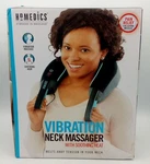 Homedics Vibration Neck Massager W/ Heat 2 Speed Portable Dual Power -new In Box. Fixed Price $24.99.