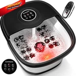 Knqze Collapsible Foot Spa Bath With Heat, Remote Count (pack Of 1), Black. Fixed Price $65.15.