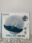 Homedics Mate Foot Spa Massager Bath Pumice Stone Bubbles New In Box. Fixed Price $22.00.