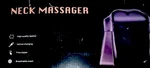 Aerlang Shiatsu Heated Neck Massager Purple Leather Mesh Vehicle Charging. Fixed Price $30.99.