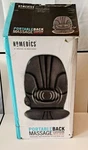 Homedics Heated Travel Cushion With Vibration Massage Brown Open Box. Fixed Price $29.99.