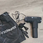 Deep Tissue Massage Gun FH10DG 4 Heads Rechargeable Black. Fixed Price $25.00.