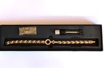 Rainso Ladies Stainless Steel Rhinestone High Power Magnetic Bracelet. Fixed Price $19.99.