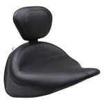 Mustang Black Wide Vintage Solo Seat With Drivers Backrest 79914. Fixed Price $690.00.