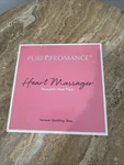 Pure Romance Heart Massager Shaped Heat Pack Reusable Sealed. Fixed Price $10.99.