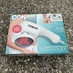 Con Air Body Benefits Touch Tone Deluxe Massager 6 Attachments Euc HM12RR. Fixed Price $22.99.