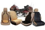 Zone Tech Wooden Beaded Car Home Comfort Tan/black Massage Seat Cover Cushion. Fixed Price $27.99.