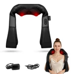 Voyor-health Shiatsu Neck And Back Massager With Heat, Electric Deep Black. Fixed Price $55.46.
