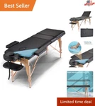 Spa Massage Table With Foldable Design - Ideal For Traveling Therapists. Fixed Price $178.55.