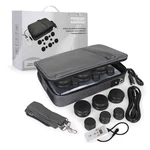 Hot Stones Massage Set With Warmer Kit 12 Basalt. Fixed Price $192.63.