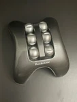 Brookstone Buzz Mini Foot Massager Cordless Battery Powered Two Gray. Fixed Price $15.00.