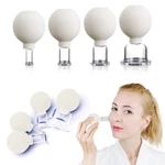 4 Pcs Glass Facial Cupping Set Silicone Vacuum Suction Massage Th.... Fixed Price $49.70.
