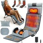 Full Body Mat W/ Heat & Vibration Shiatsu Neck Massager Anti-slip Bottom. Fixed Price $129.99.