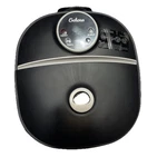 Gehona Foot Massager, Heat, Bubbles Black, Damaged Box. Fixed Price $17.46.