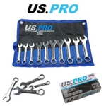 Us Pro Tools 10PC Metric Stubby Combination Spanner Wrench Set - 19MM 2202. Fixed Price $18.17.