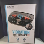 Homedics Vibration Foot Massager With Heat, New In Box FMV-400H. Fixed Price $18.99.
