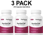 Fairhaven Health, Fertilecm For Women, 3 Pack, 90 Capsules Each (270 Total!). Fixed Price $99.99.