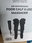 Serenelife Air Compression Knee Massager 4 Modes 2 Heat SLLGMSGR76-BLK. Fixed Price $59.99.