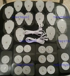Electrode Lead Cables (2.5MM) + Pads (16 Lg, Sm) For Pinook Massager Tens. Fixed Price $39.90.