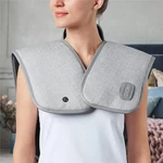 Sharper Image Heated Neck Shoulder Massager Wrap Electric Polyester - Gray. Fixed Price $42.07.