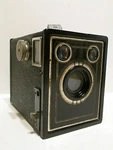 Ansco Sears & Roebuck Marvel S-20 Box Camera Uncommon "mod" Faceplate (120 Film). Fixed Price $20.00.