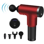 Gun Percussion Massager Deep Tissue Muscle Vibrating Relaxing + 4 Heads. Fixed Price $39.99.