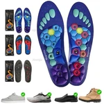 1PAIR Acupressure Magnetic Therapy Insoles Slimming Breathable Running Shoes. Fixed Price $11.79.