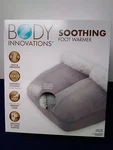 Body Innovations Soothing Foot Warmer Massager, Memory Foam & Vibration Gray. Fixed Price $32.20.