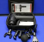 Elefor Massage Gun Model: M68-7A With Attachments, Manual, Case. Fixed Price $19.98.