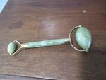 Natural Acupress Quartz Jade Facial & Neck Massager Roller Relaxation Tool. Fixed Price $29.75.