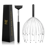 Head Massager 28 Fingers Scalp Scratcher, Back Scr.... Fixed Price $15.76.