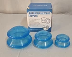 Excitsayno Silicone Cupping Therapy Sets, Kit For Transparent Blue New. Fixed Price $13.99.