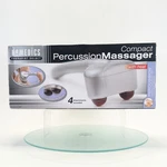 Homedics Percussion Action Handheld Massager Heat Dual Pivoting Heads - New. Fixed Price $49.97.