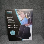 Homedics Heated Travel Cushion With Vibration Massage, Black, 2PK. Fixed Price $42.75.