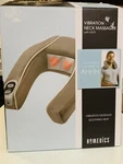 Homedics Brown Neck Massager With Soothing Heat Vibration Therapy NMSQ-210. Fixed Price $23.99.