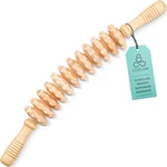 Cozlow Wooden Massage (12 Rollers) - Curved Stick, Beige. Fixed Price $14.76.