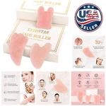 Elegant Jade Stone Gua Sha Tool Set - Facial And Body Massage Essentials. Fixed Price $38.39.
