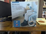 Brookstone F2 Nap Shiatsu Heated Black Foot Massager & Fabric Plush Cover 1441D3. Fixed Price $19.99.