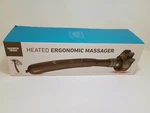 Sharper Image Heated Ergonomic Wand Massager 3 Interchangeable Heads 2 Settings. Fixed Price $6.82.