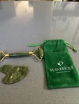 Jade Roller With Handle Face Massager Gua Sha Scraper Natural Stone. Fixed Price $17.99.